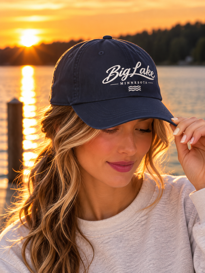 Big Lake Minnesota Hat - Big Lake Embroidered Hat