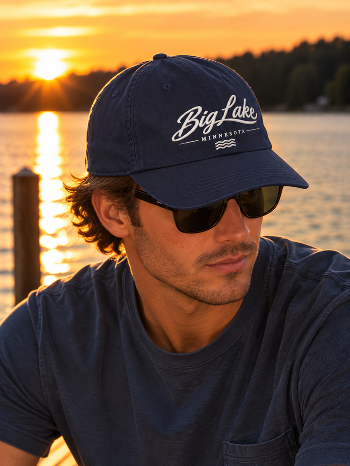 Big Lake Minnesota Hat - Big Lake Embroidered Hat