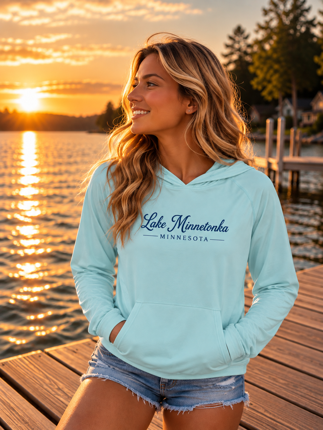 Lake Minnetonka UPF 50+ Sun Hoodie