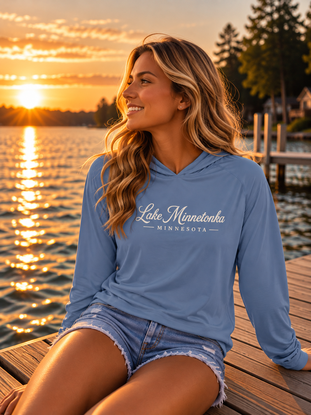 Lake Minnetonka UPF 50+ Sun Hoodie