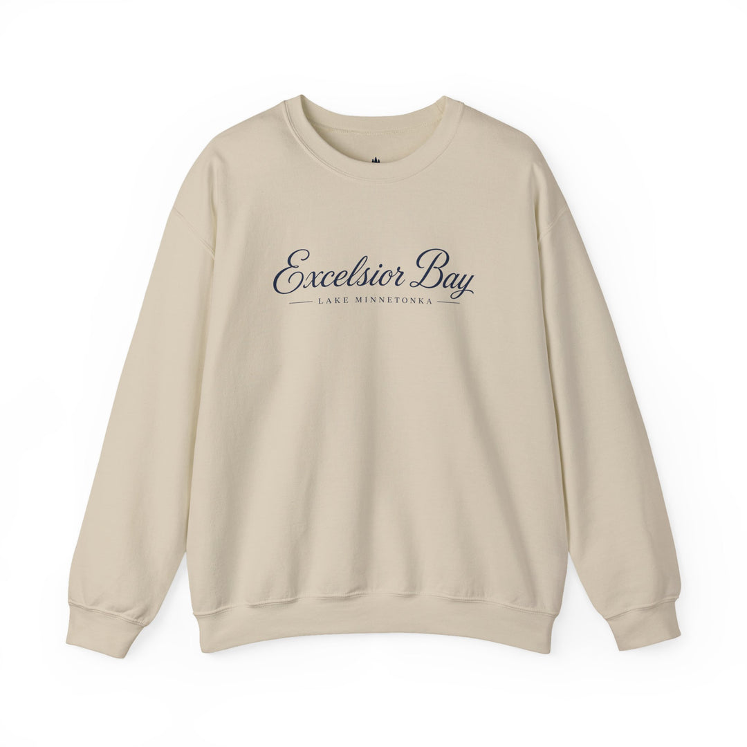 Excelsior Bay Crewneck Sweatshirt - Lake Minnetonka Script Pullover