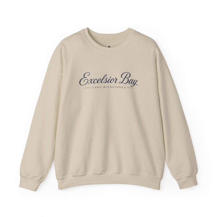 Excelsior Bay Crewneck Sweatshirt - Lake Minnetonka Script Pullover