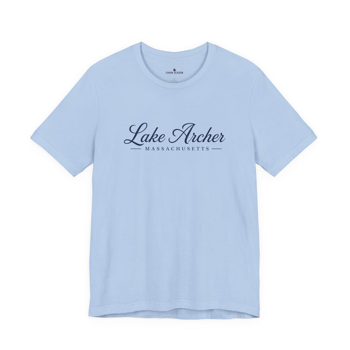 Lake Archer Massachusetts Script T-Shirt
