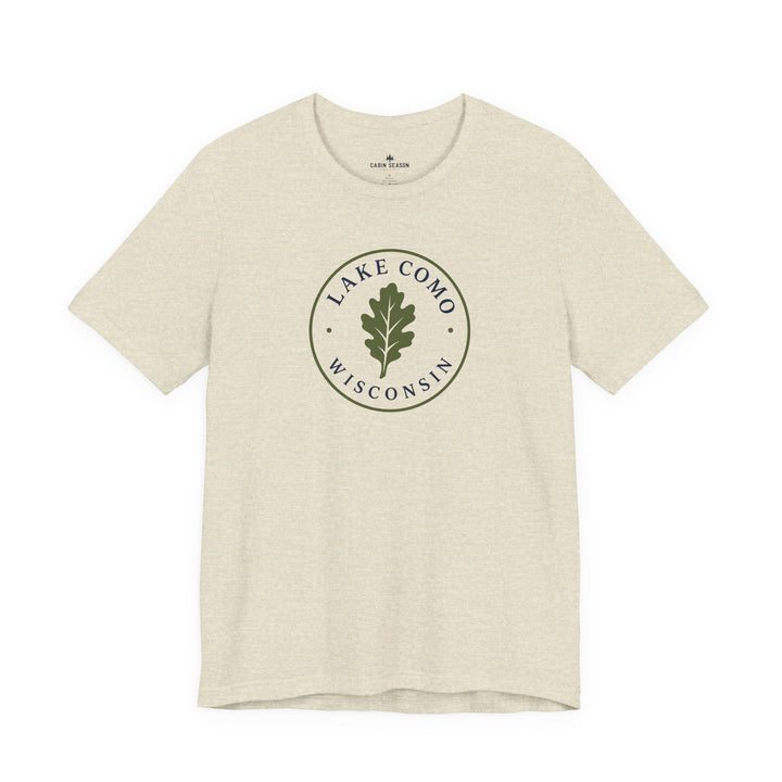 Lake Como Wisconsin Oak Leaf Tee