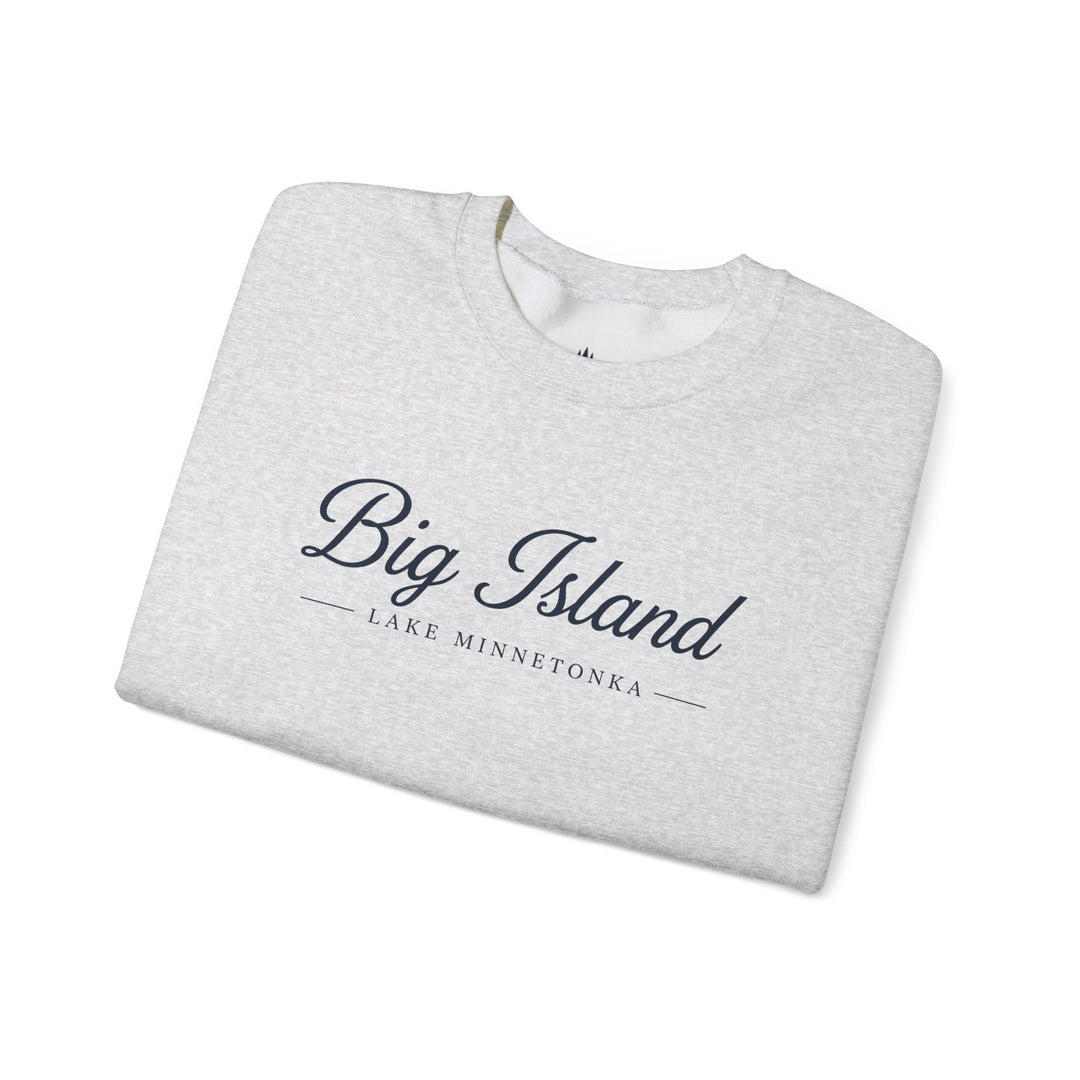 Big Island Crewneck Sweatshirt - Lake Minnetonka Script Pullover