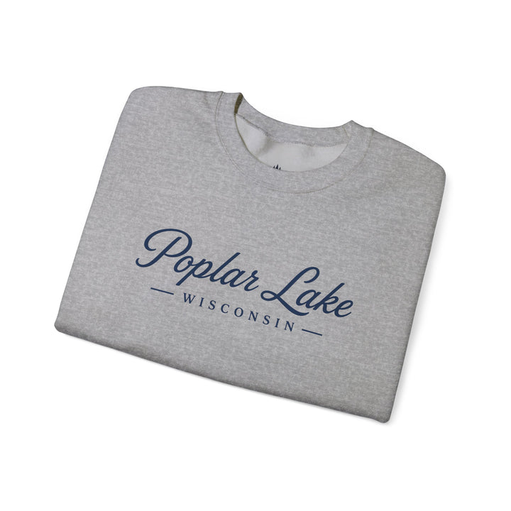 Poplar Lake Wisconsin Crewneck Sweatshirt