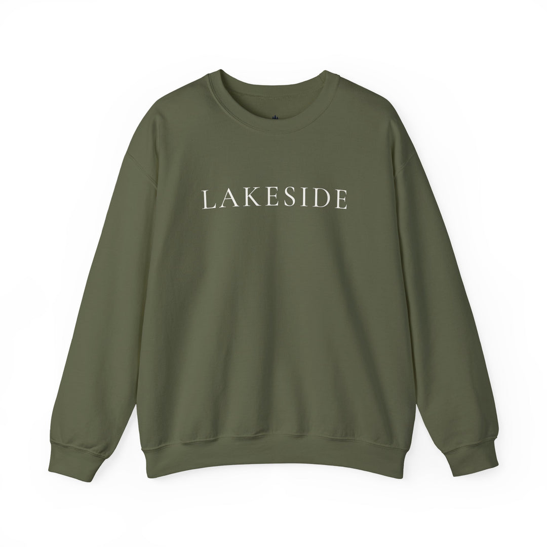Lakeside Crewneck Sweatshirt | Minimal Lakeside Sweatshirt | Lake Sweatshirt For Her