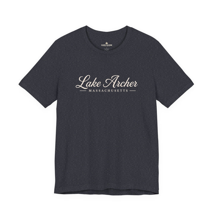 Lake Archer Massachusetts Script T-Shirt