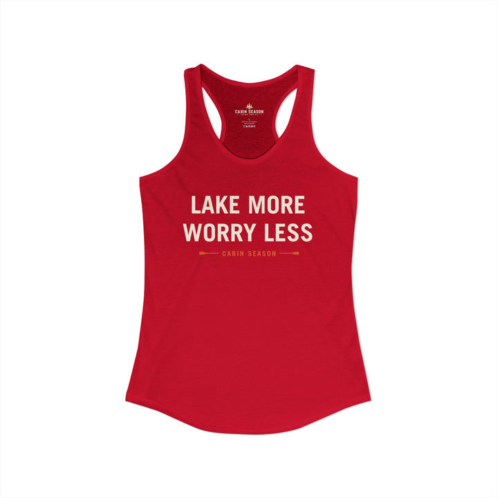 Lake More Worry Less Women&
