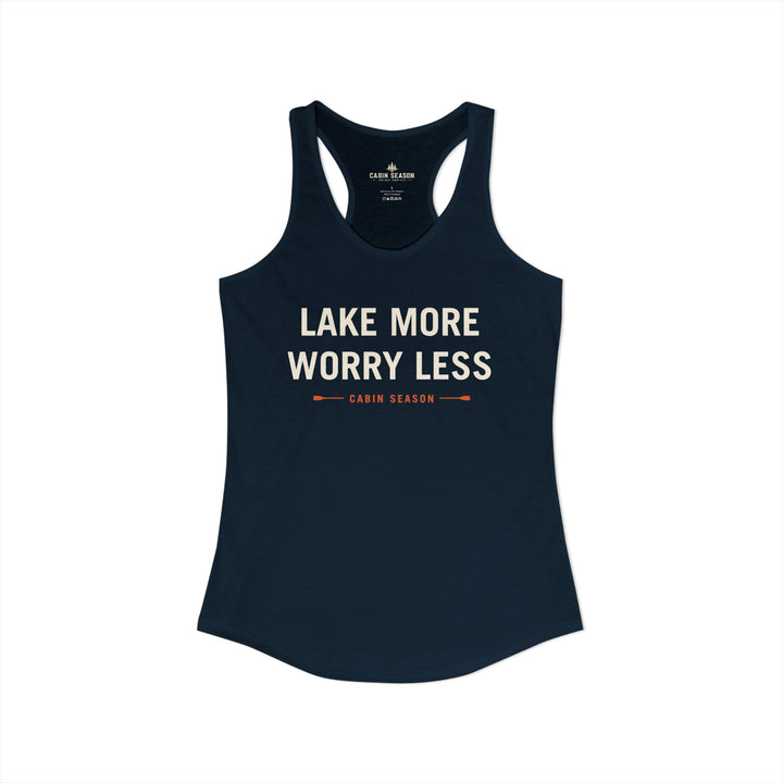 Lake More Worry Less Women&