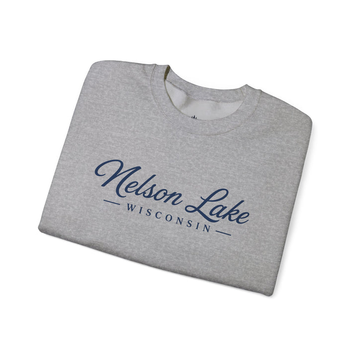 Nelson Lake Wisconsin Crewneck Sweatshirt