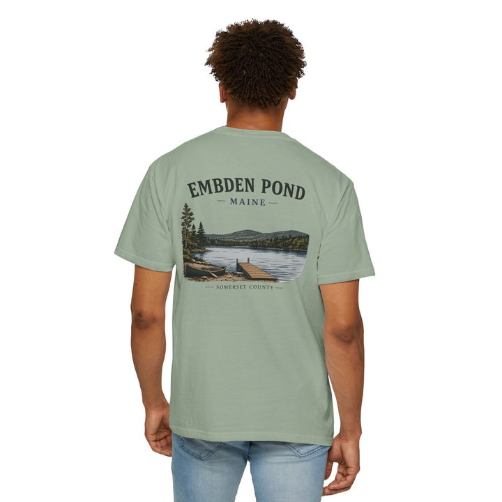 Embden Pond Maine T-Shirt — Scenic Lake Graphic Tee
