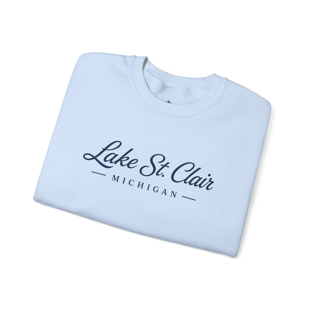 Lake St. Clair Michigan Crewneck Sweatshirt