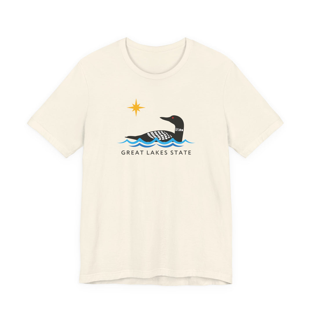 Michigan Great Lakes State Loon Tee