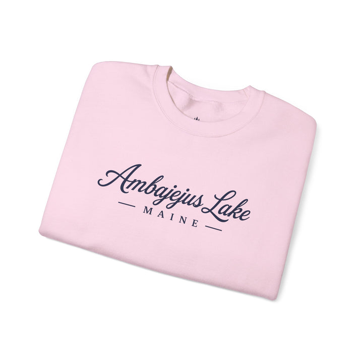 Ambajejus Lake Maine Crewneck Sweatshirt