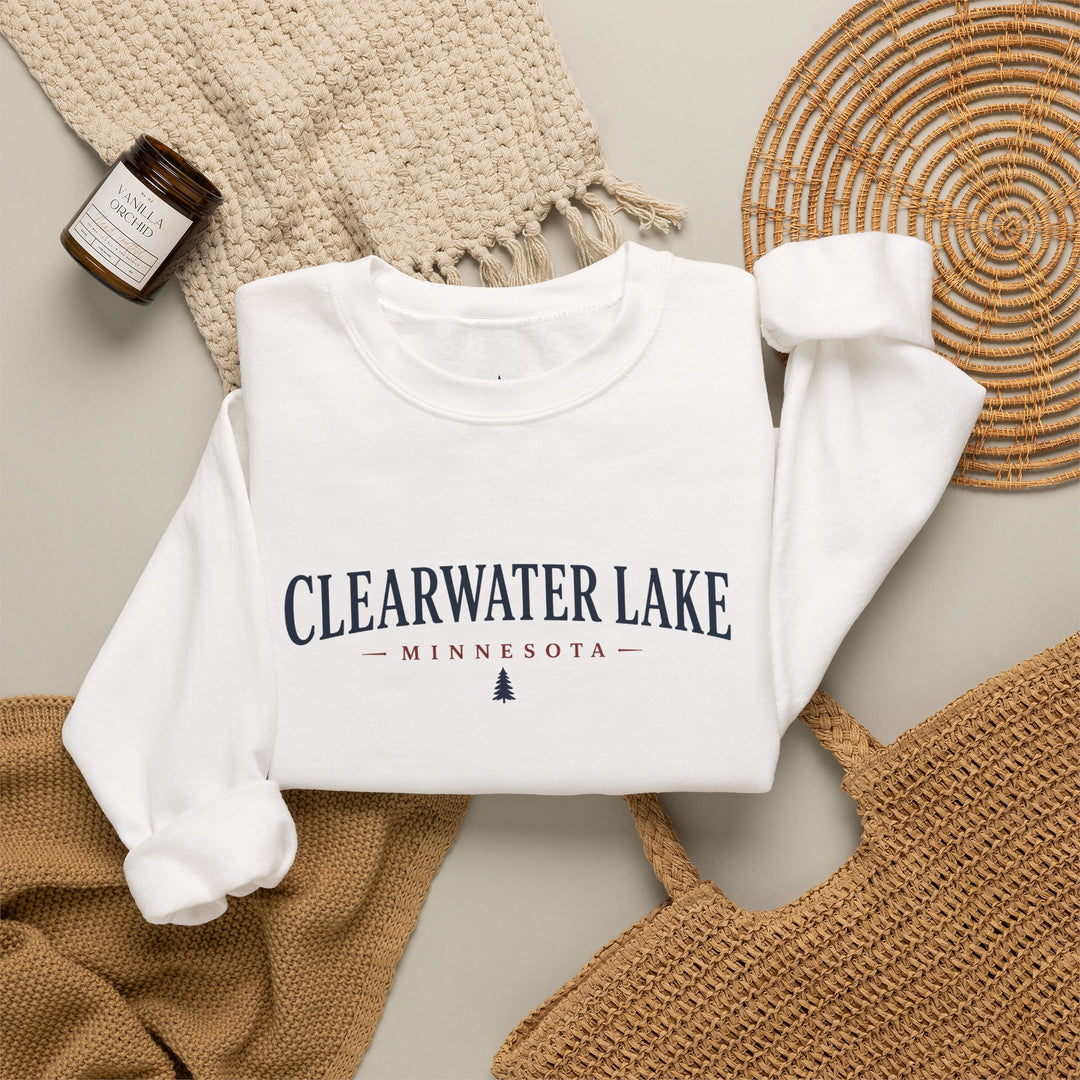 Clearwater Lake Minnesota Crewneck Sweatshirt