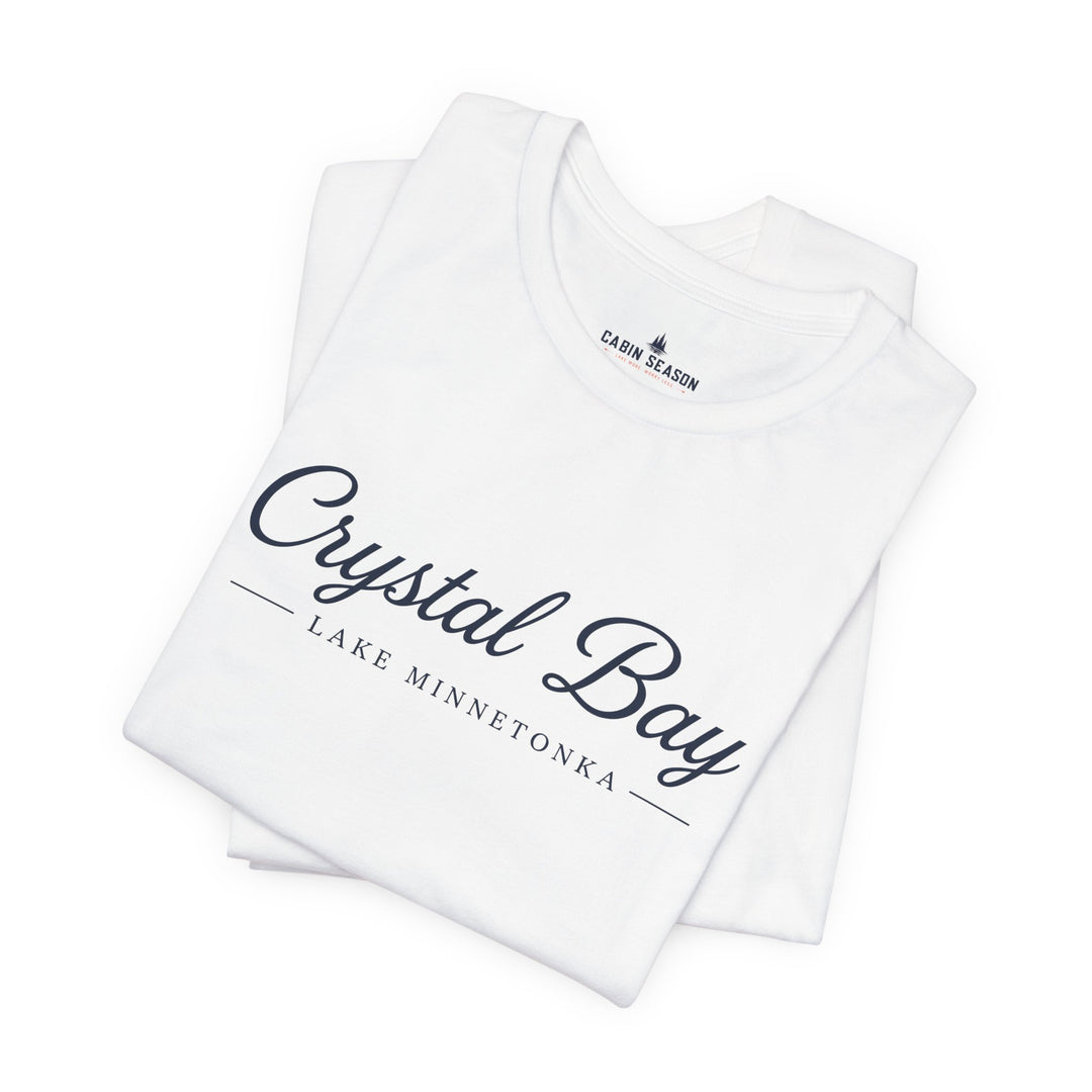Crystal Bay Lake Minnetonka Tee - Lake Minnetonka Script T‑Shirt