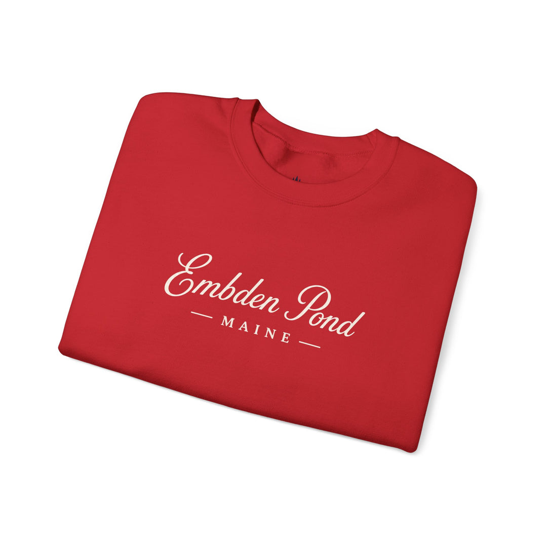 Embden Pond Maine Crewneck Sweatshirt