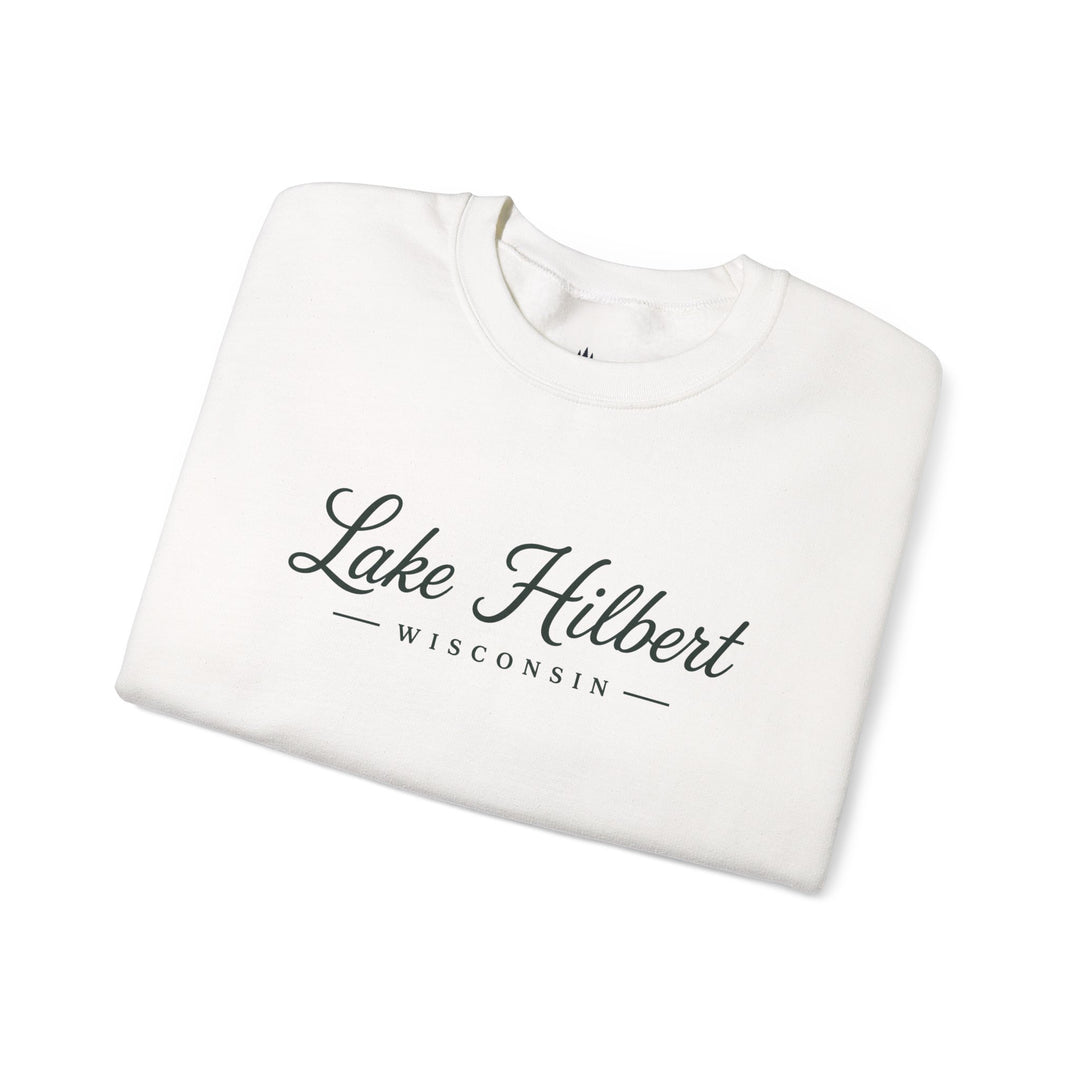 Lake Hilbert Wisconsin Crewneck Sweatshirt