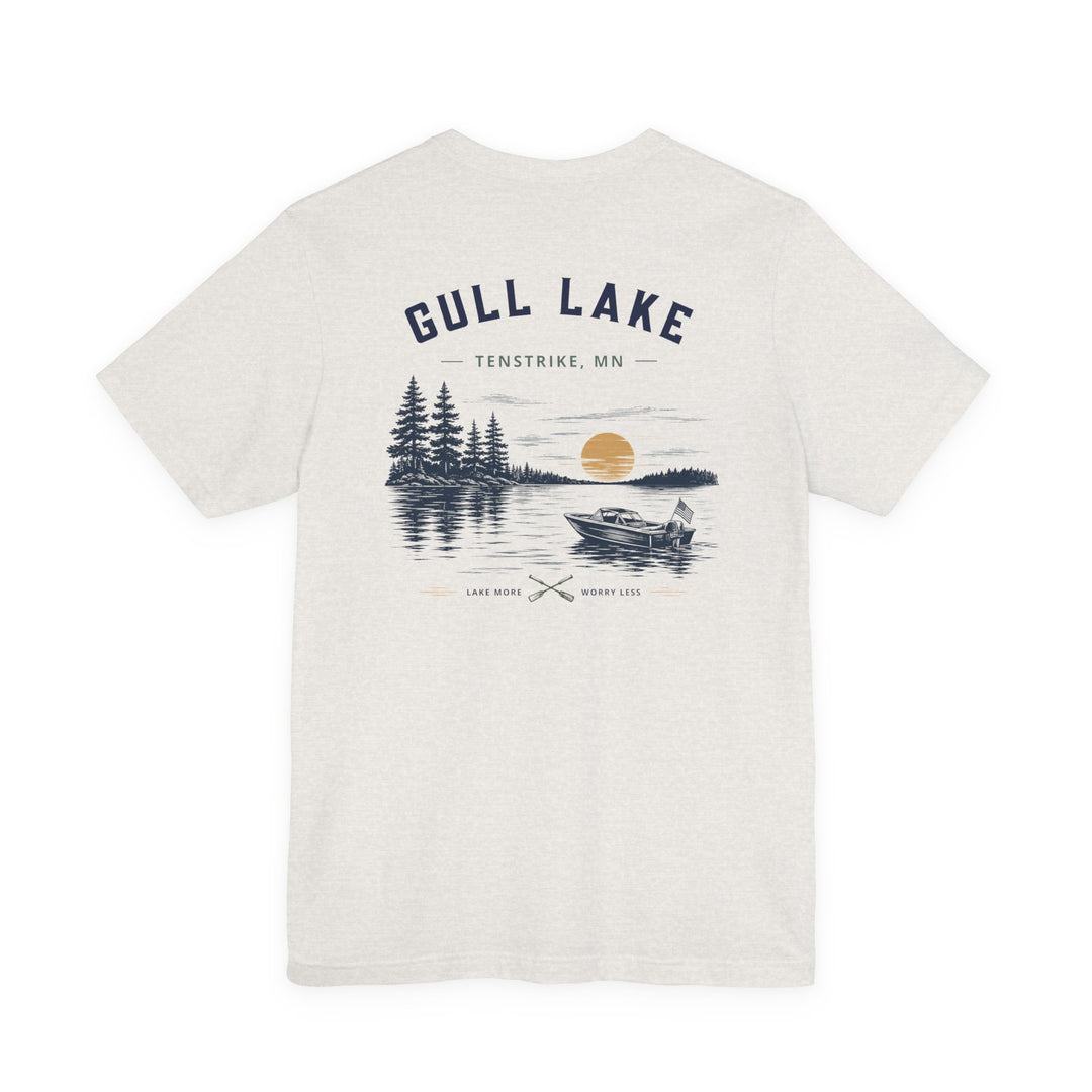 Gull Lake Tenstrike, MN Shirt -  Lake More Worry Less Tee