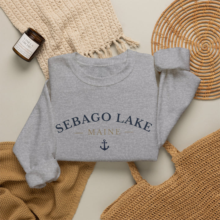 Sebago Lake Maine Crewneck Sweatshirt