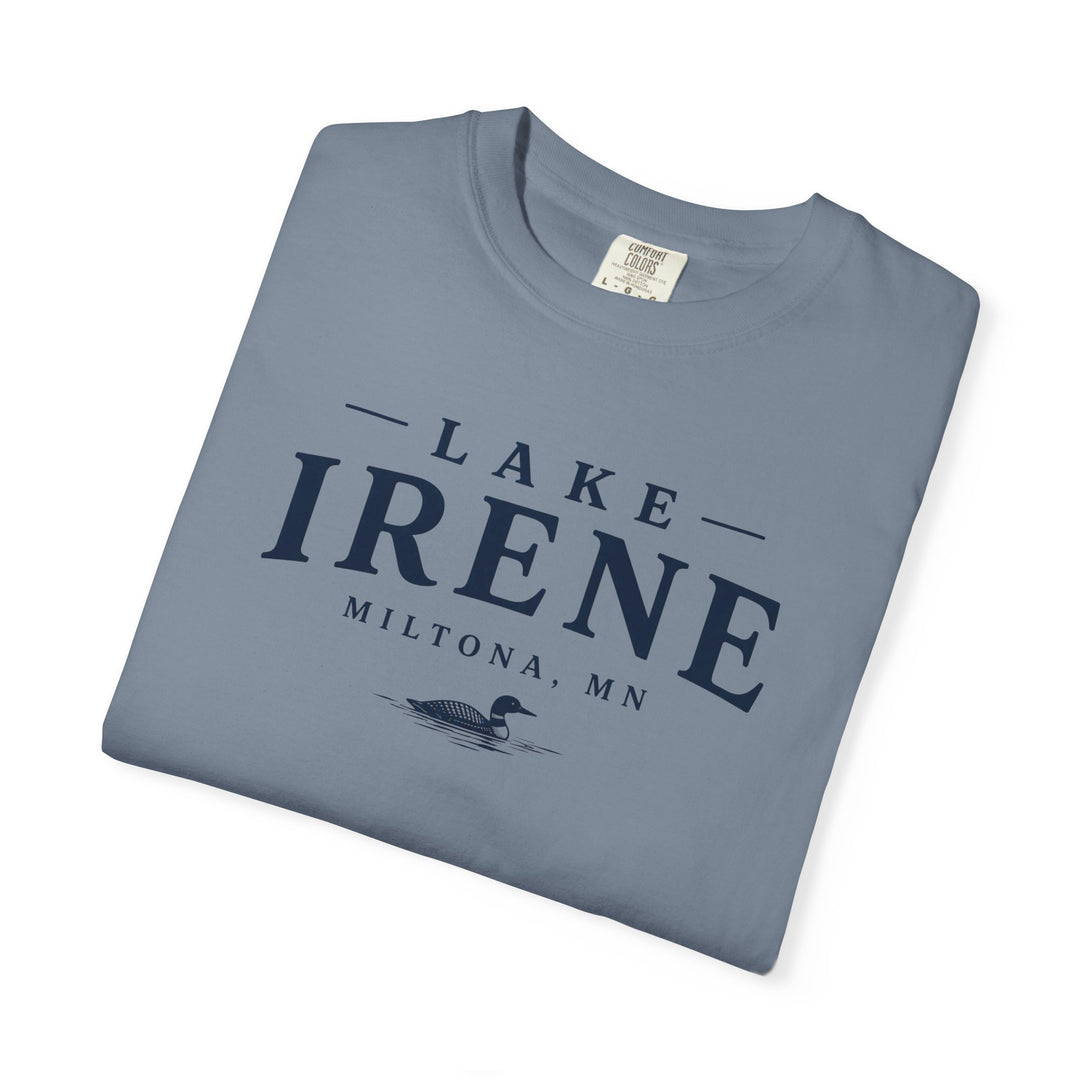 Lake Irene T-Shirt — Miltona MN Lake Tee with Loon Graphic