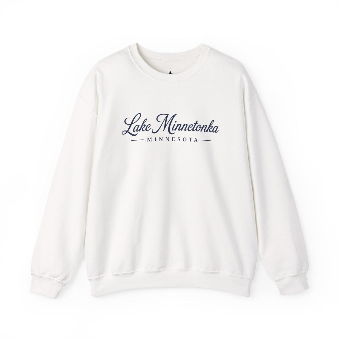 Lake Minnetonka Crewneck Sweatshirt — Minnetonka Script Sweatshirt