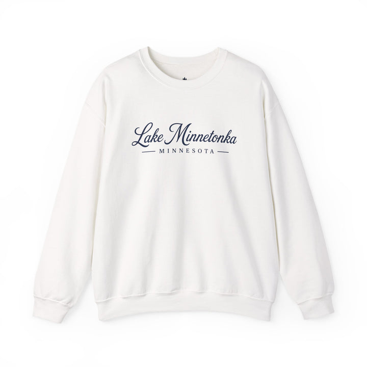 Lake Minnetonka Crewneck Sweatshirt — Minnetonka Script Sweatshirt