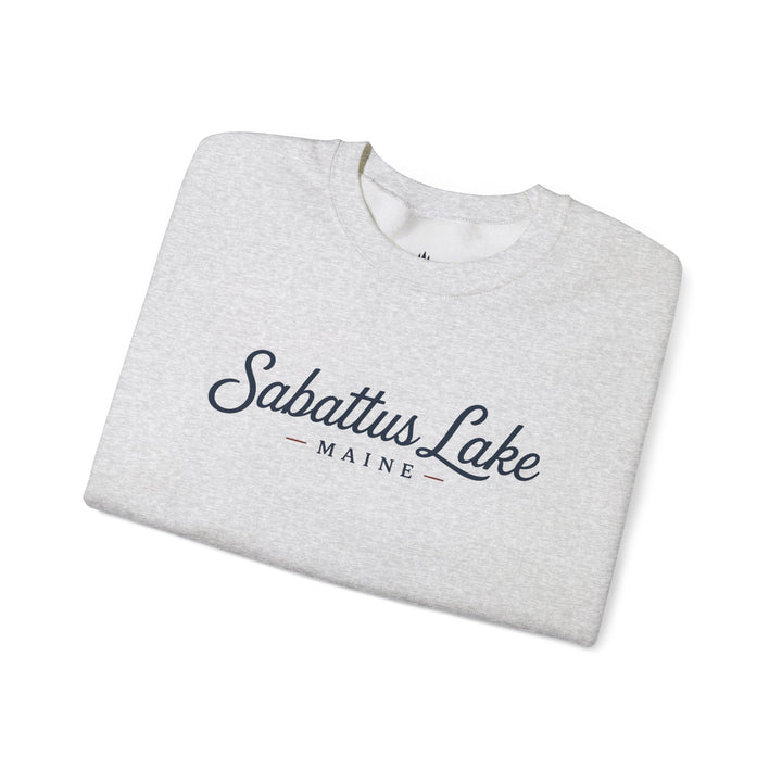 Sabattus Lake Maine Crewneck Sweatshirt