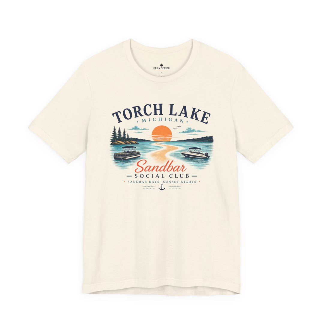 Torch Lake Sandbar Social Club T-Shirt