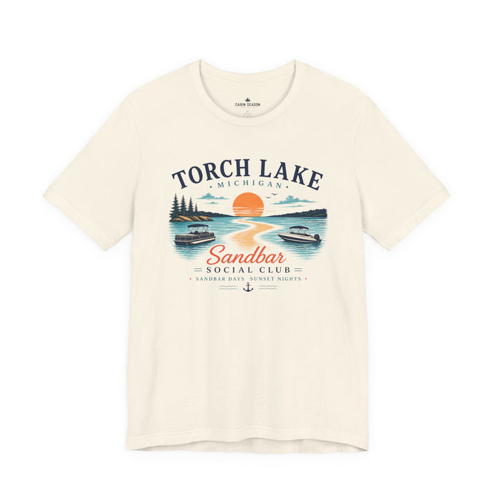 Torch Lake Sandbar Social Club T-Shirt