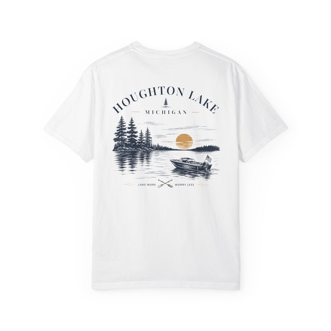 Houghton Lake Michigan Vintage Tee