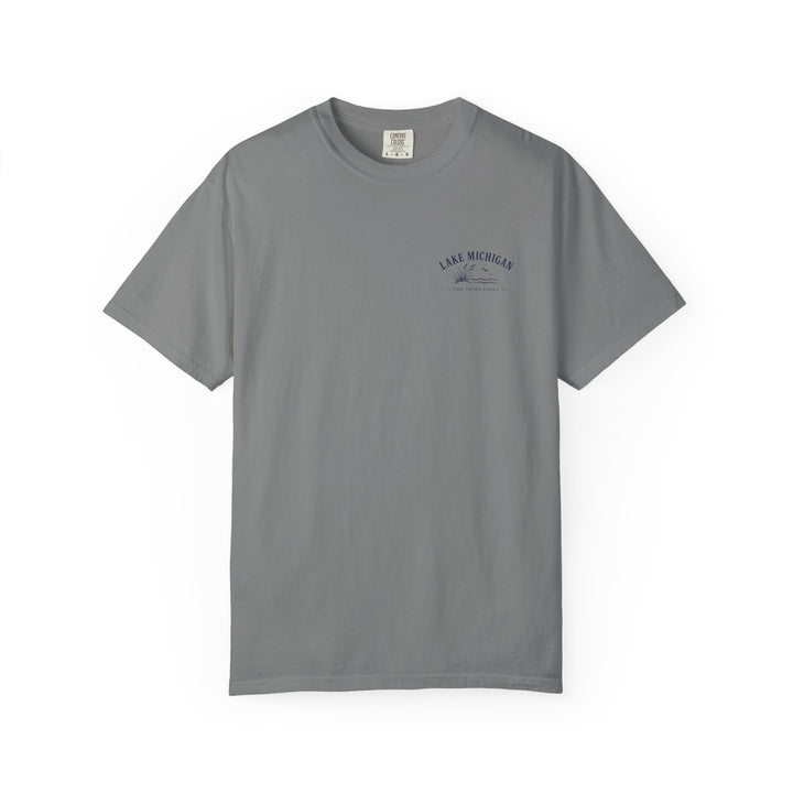 Lake Michigan Beach T-Shirt — Vintage Coastal Scenic Tee