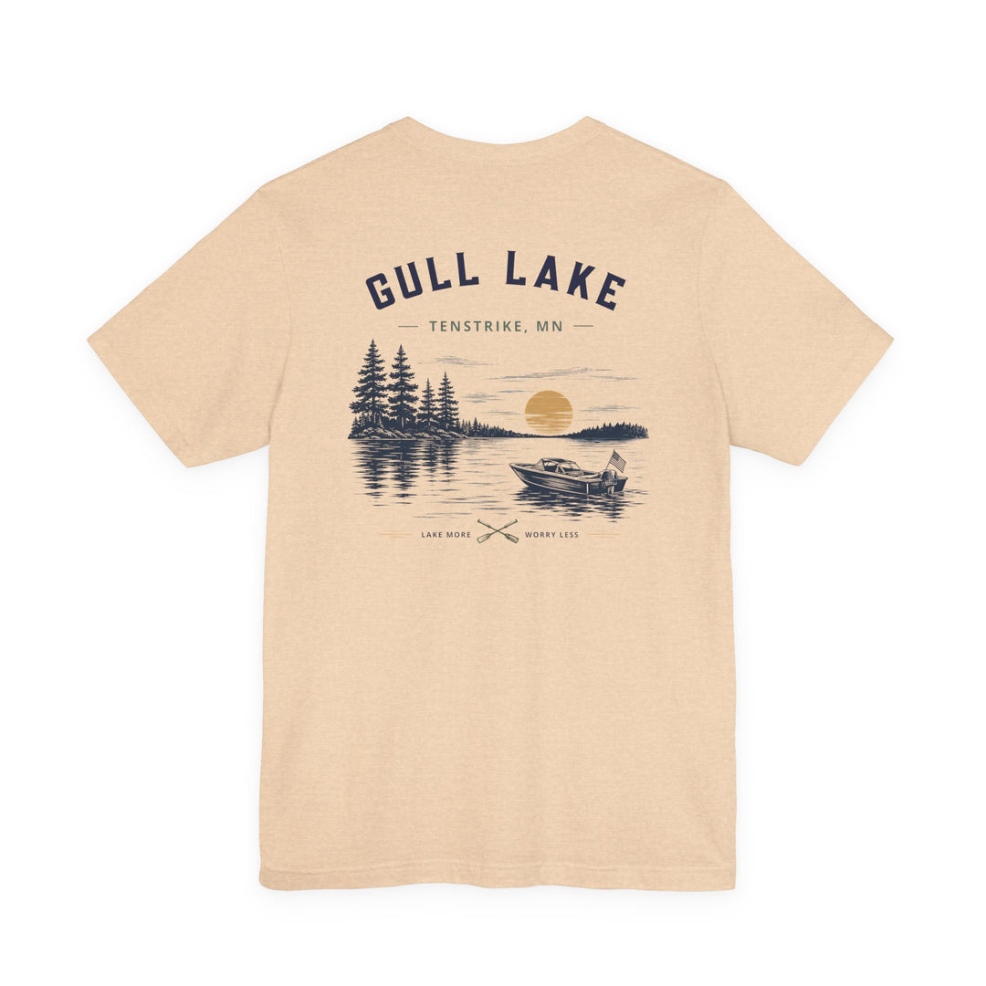 Gull Lake Tenstrike, MN Shirt -  Lake More Worry Less Tee