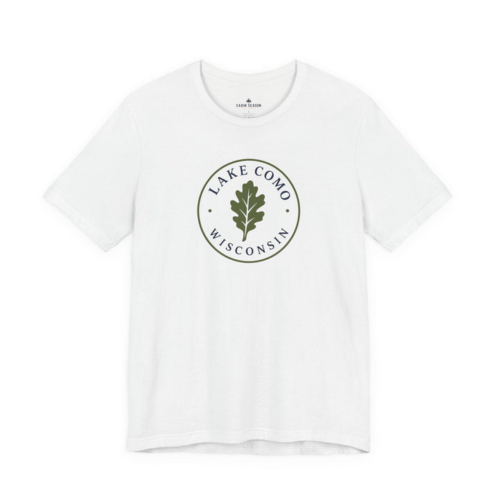 Lake Como Wisconsin Oak Leaf Tee