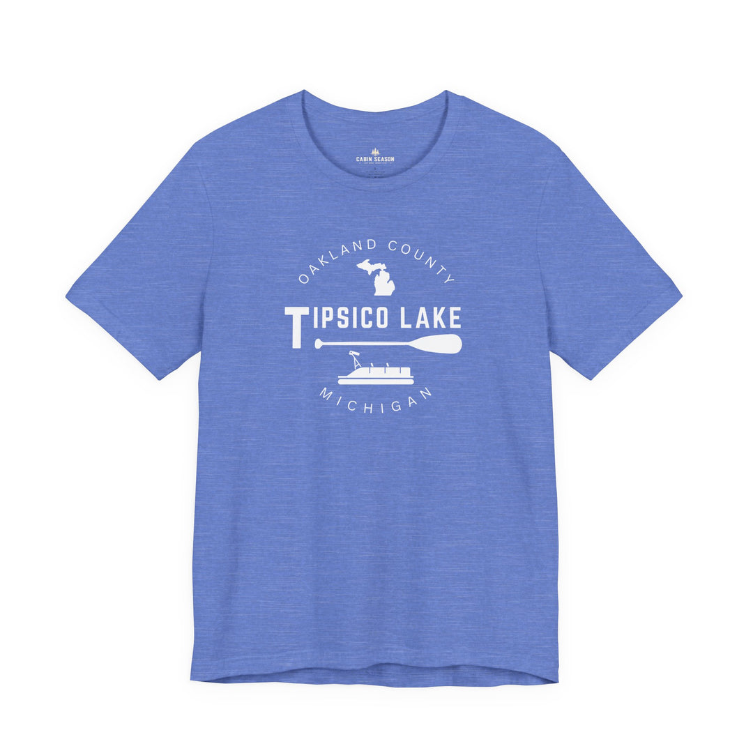 Tipsico Lake Tee — Oakland County Michigan Lake Shirt