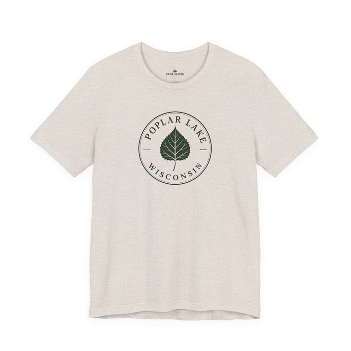 Poplar Lake Wisconsin Tee — Poplar Lake Leaf T-Shirt