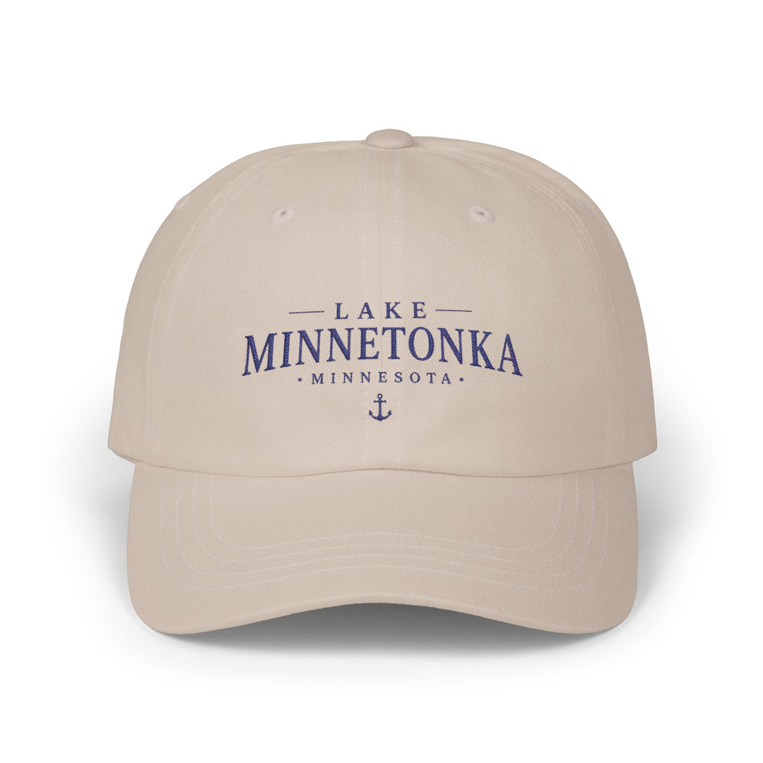 Lake Minnetonka Hat - Light Embroidered Anchor Hat