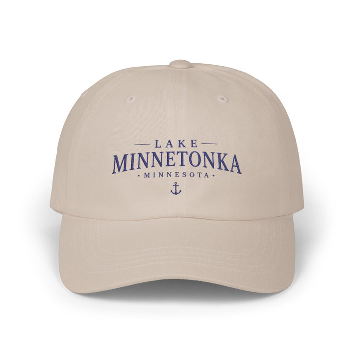 Lake Minnetonka Hat - Light Embroidered Anchor Hat