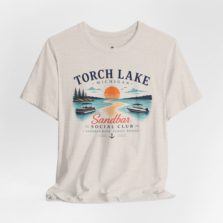 Torch Lake Sandbar Social Club T-Shirt