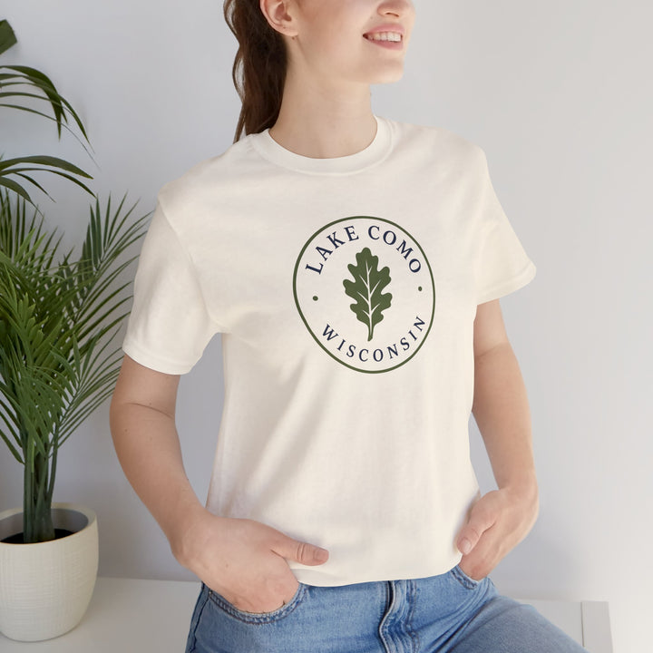Lake Como Wisconsin Oak Leaf Tee