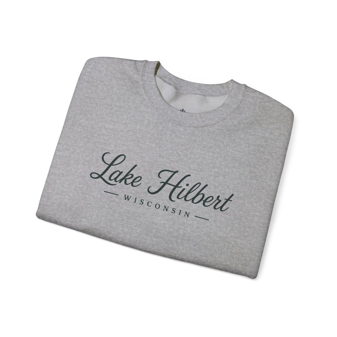 Lake Hilbert Wisconsin Crewneck Sweatshirt