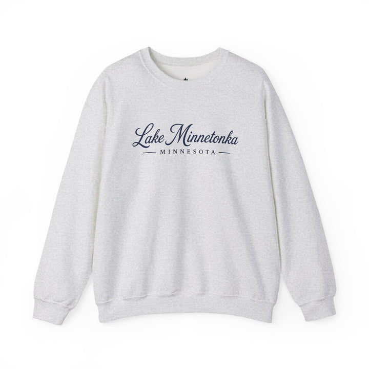 Lake Minnetonka Crewneck Sweatshirt — Minnetonka Script Sweatshirt