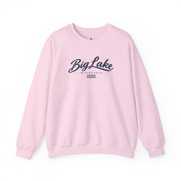 Big Lake Minnesota Crewneck Sweatshirt - Vintage Lake Script Shirt