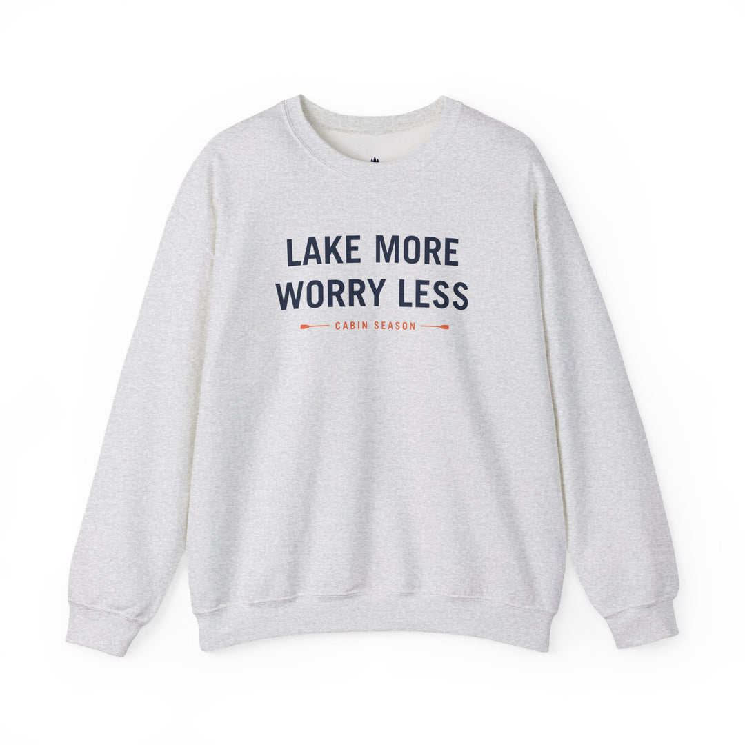 Cabin Season “Lake More, Worry Less” Crewneck Sweatshirt