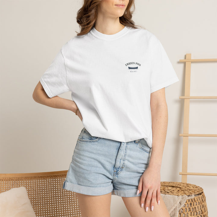 Embden Pond Maine T-Shirt — Scenic Lake Graphic Tee