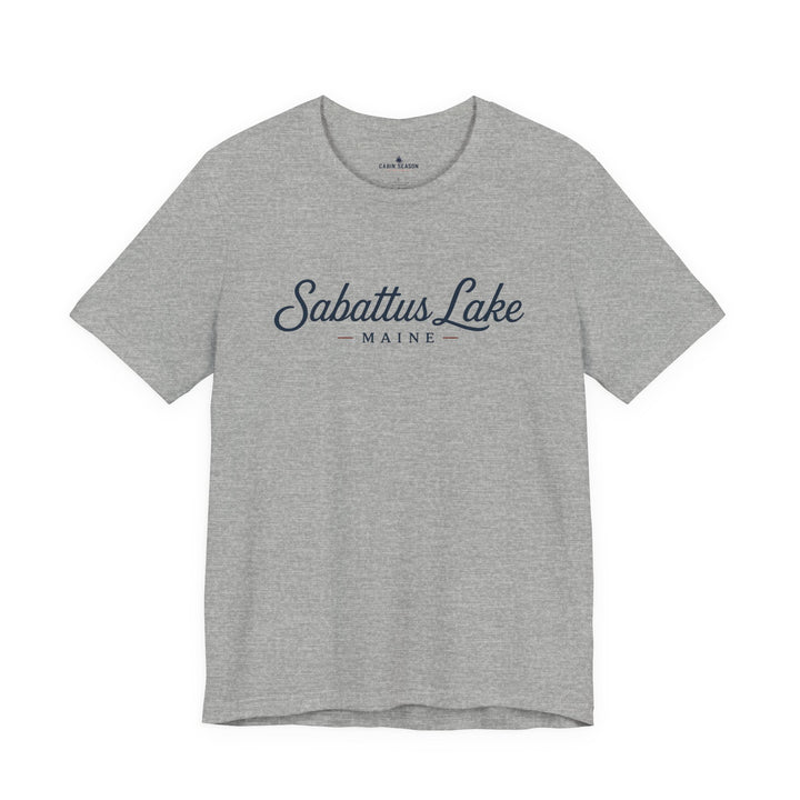 Sabattus Lake Maine Tee — Classic Maine Lake T‑Shirt