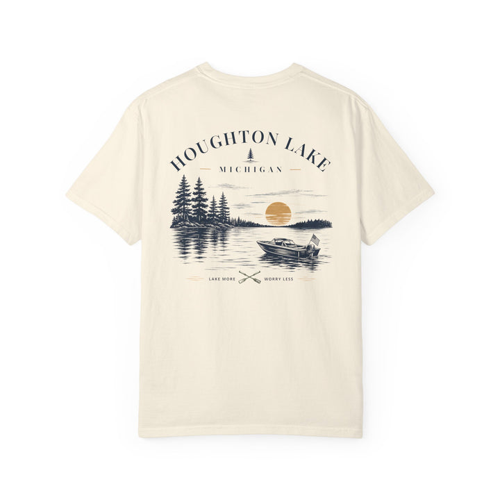Houghton Lake Michigan Vintage Tee