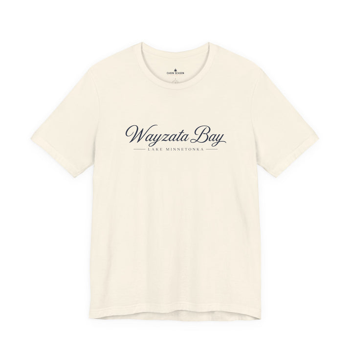 Wayzata Bay Script Tee - Minnesota Lake Script T-Shirt