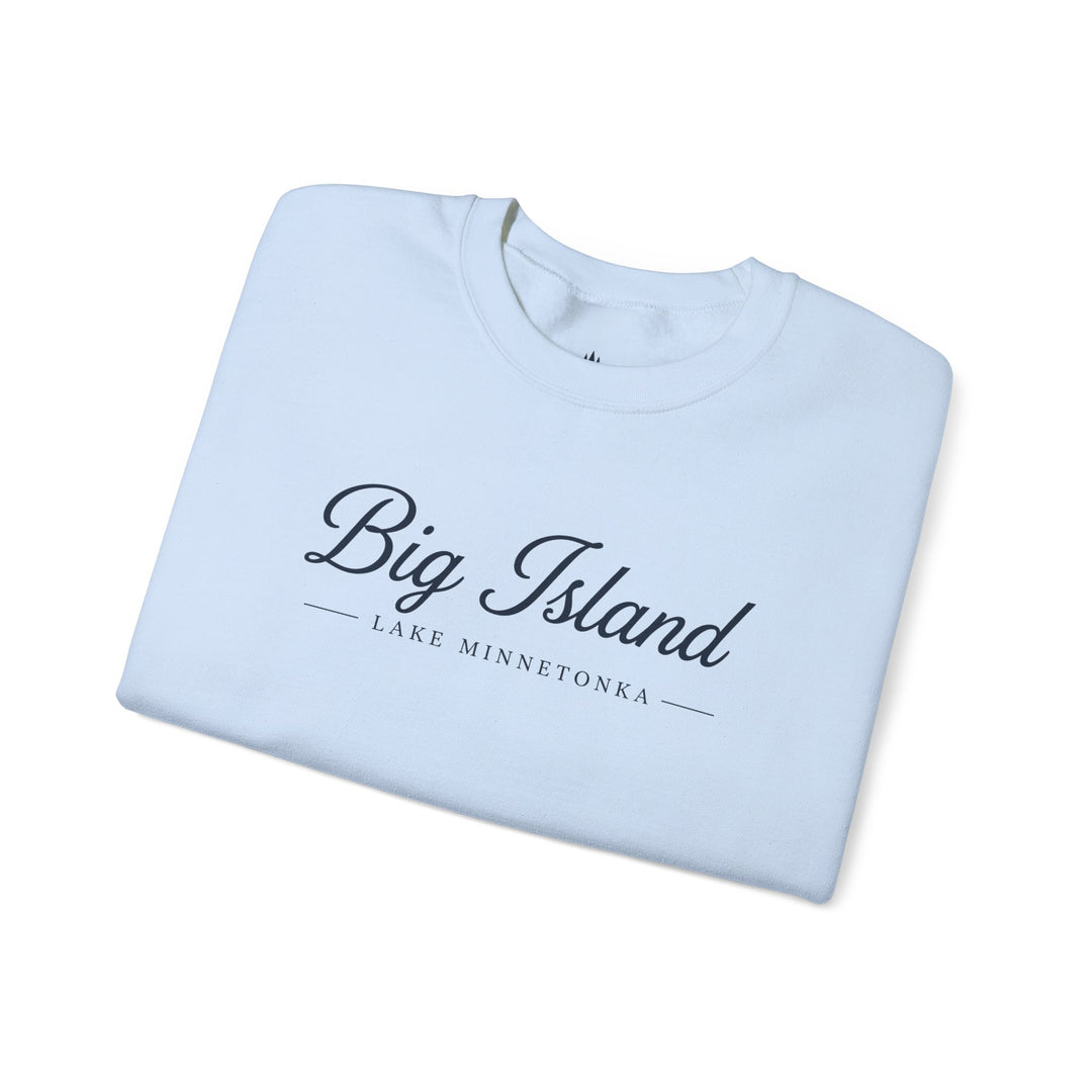 Big Island Crewneck Sweatshirt - Lake Minnetonka Script Pullover